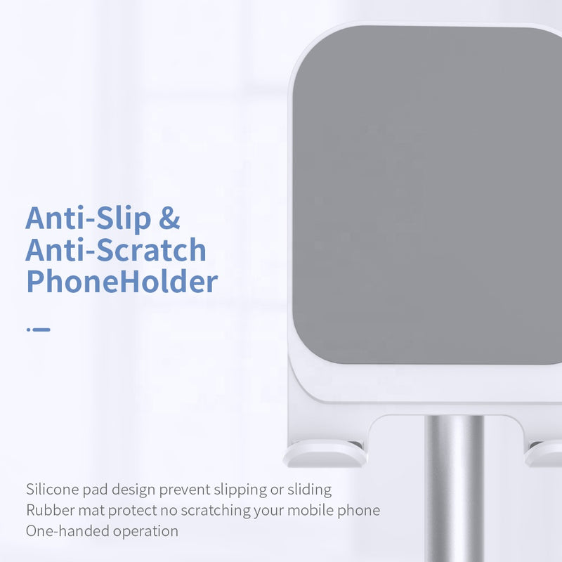 Universal Anti-Slip Desk Adjustable Phone Holder For iPad Aluminium Alloy Stand
