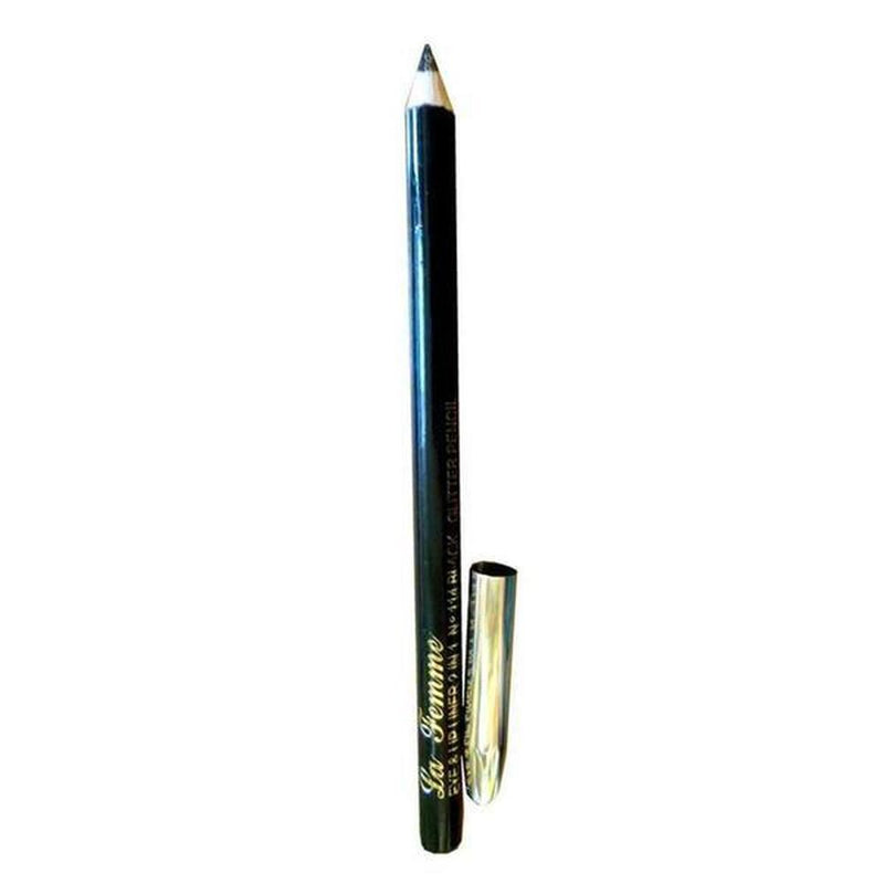 La Femme Glitter Eye & Lip Liner Pencil 2In1 - 114 Black-La Femme-Combo Set-NZOutlet