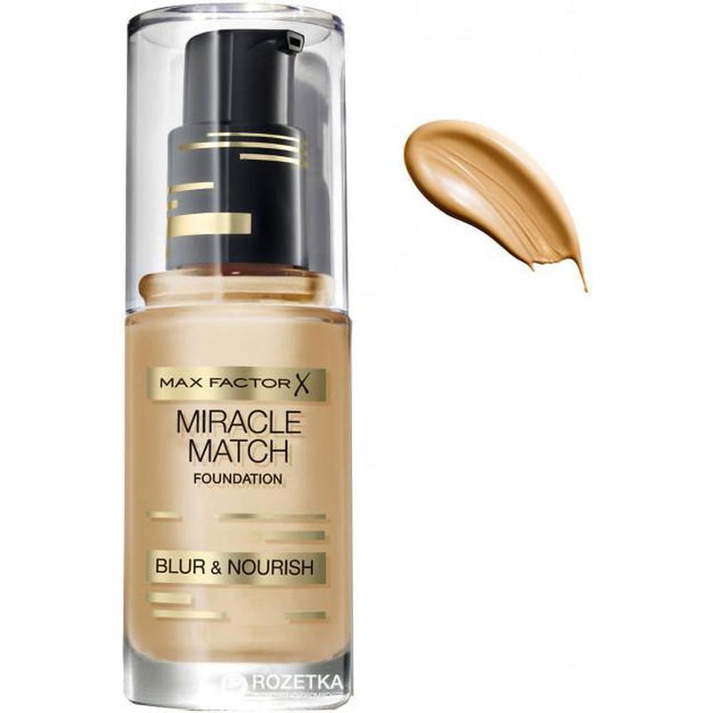 Max Factor Miracle Match Blur & Nourish Foundation - 60 Sand-Max Factor-FACE-Foundation-NZOutlet
