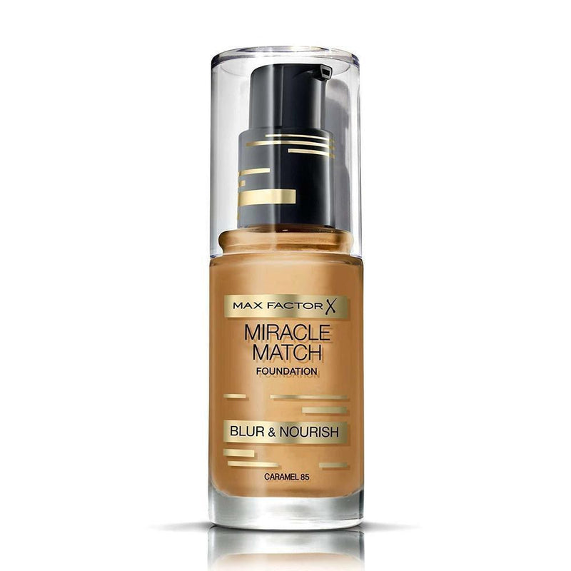 Max Factor Miracle Match Blur & Nourish Foundation - 85 Caramel-Max Factor-FACE-Foundation-NZOutlet