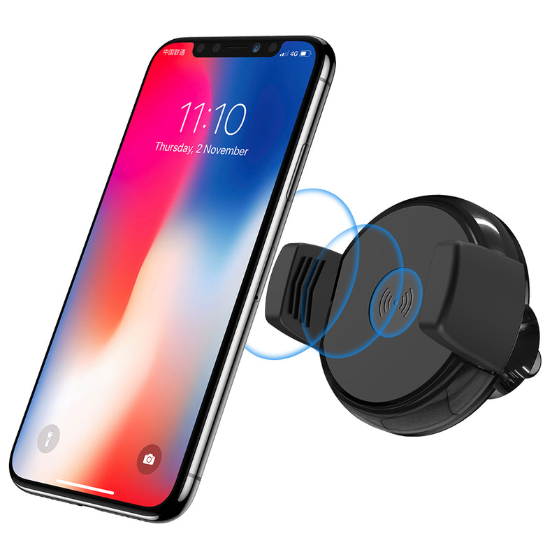 Air Outlet Mobile Phone Fast Charge Holder For iPhone Car Charging Wireless Charger Stand