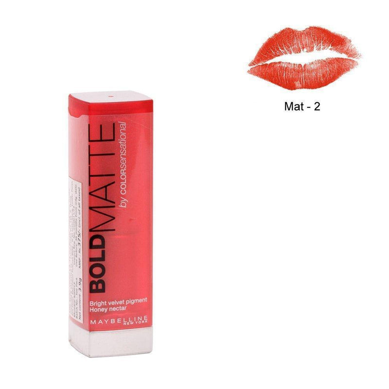 Maybelline Color Sensational Lipstick - Mat 2 Bright Velvet Pigment Honey Nectar-Maybelline-LIPS-Lipstick-NZOutlet