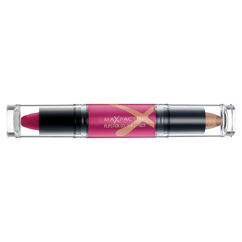 Max Factor Flipstick Colour Effect Lip Stick - 10 Folky Pink-Max Factor-LIPS-Lipstick-NZOutlet