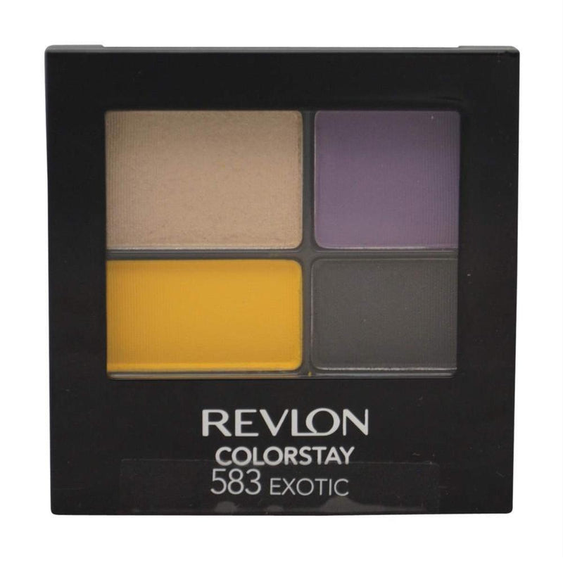 Revlon Colorstay 16 Hour Eye Shadow Quad - 583 Exotique-Revlon-EYES-Eyeshadow-NZOutlet