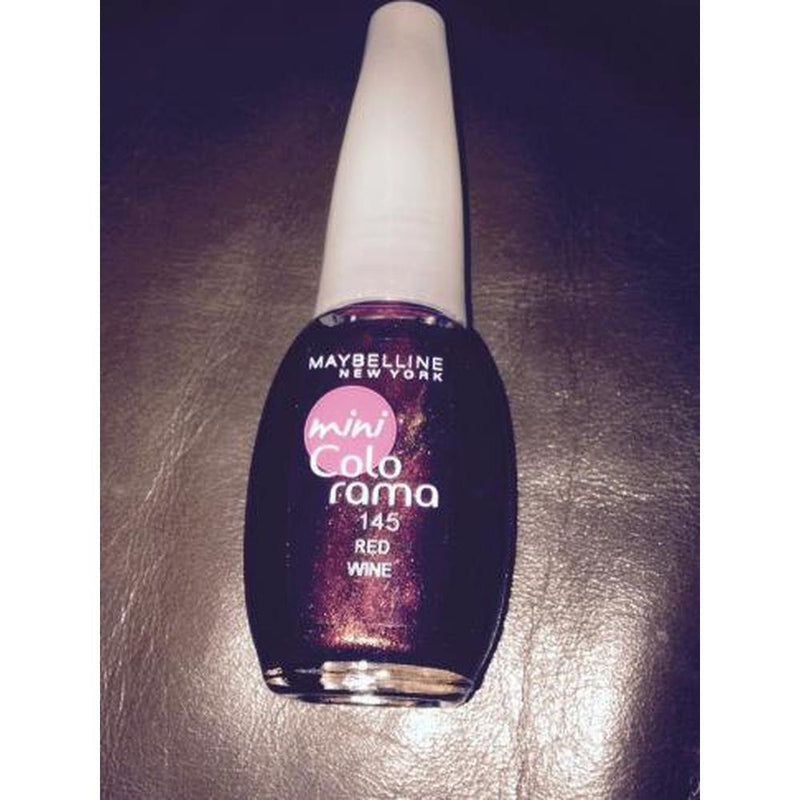 Maybelline Mini Colorama Nail Polish Varnish - 145 Red Wine-Maybelline-NAILS-Nail Color-NZOutlet