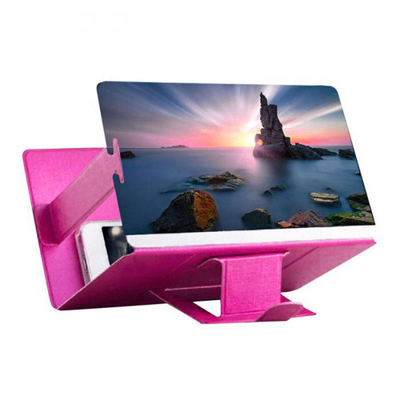Foldable Cell Phone Movie Video Enlarged Screen Magnifier Amplifier 3D Mobile Phone Screen Amplifier