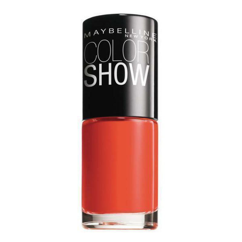 Maybelline Colour Show Nail Polish - 7 ml - 341 Orange Attack-Maybelline-NAILS-Nail Polish-NZOutlet