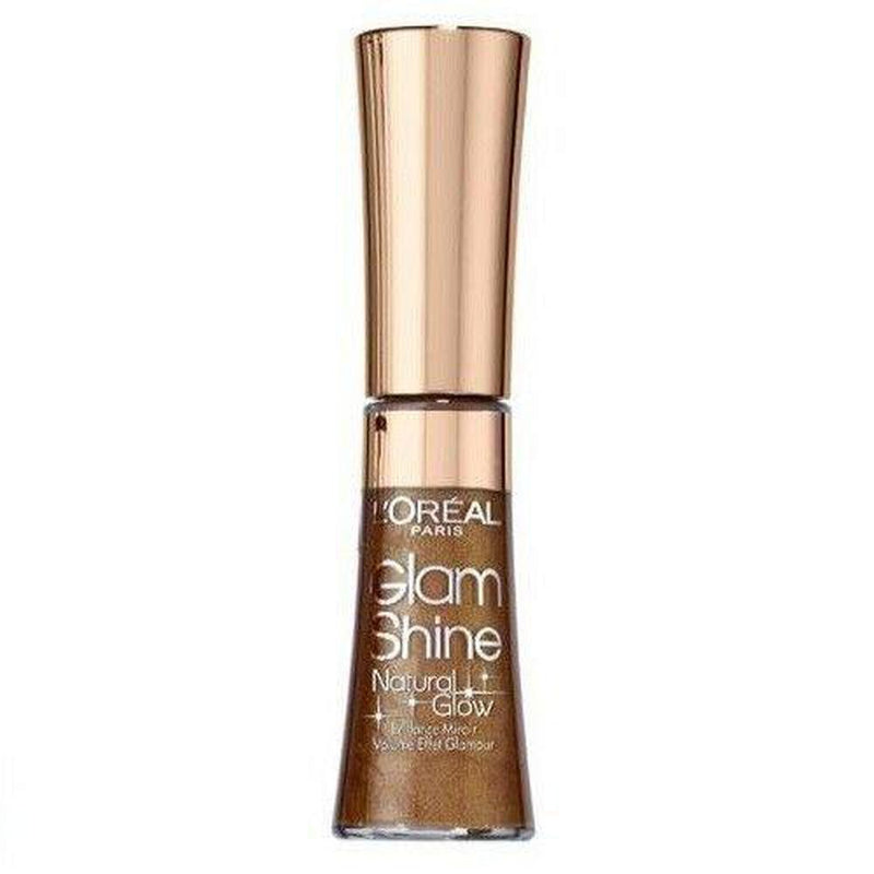 L'Oreal Glam Shine 6ml Lipgloss - 411 Magnetic Bronze Glow-L'Oreal Paris-LIPS-Lip Gloss-NZOutlet