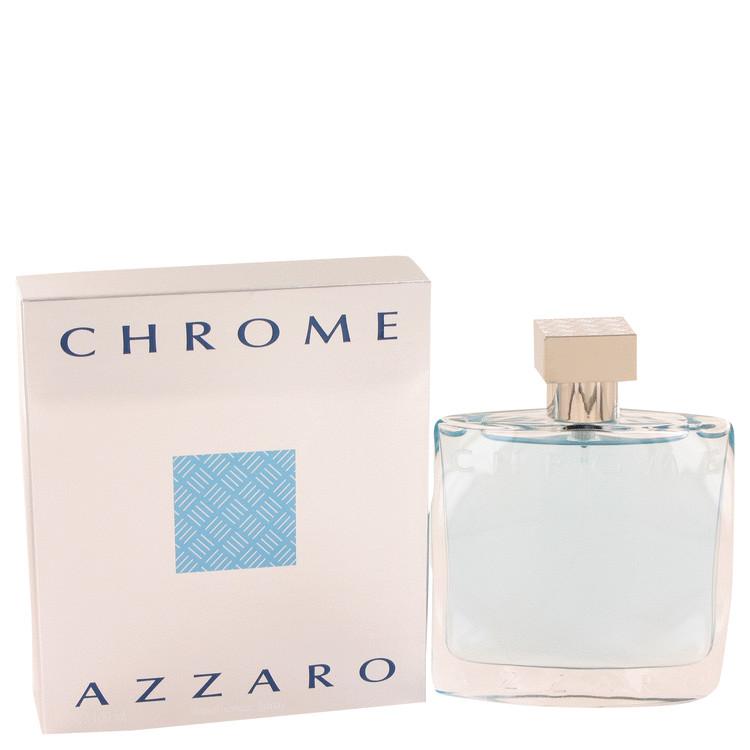 Chrome Eau De Toilette Spray By Azzaro - 100 ml (M)