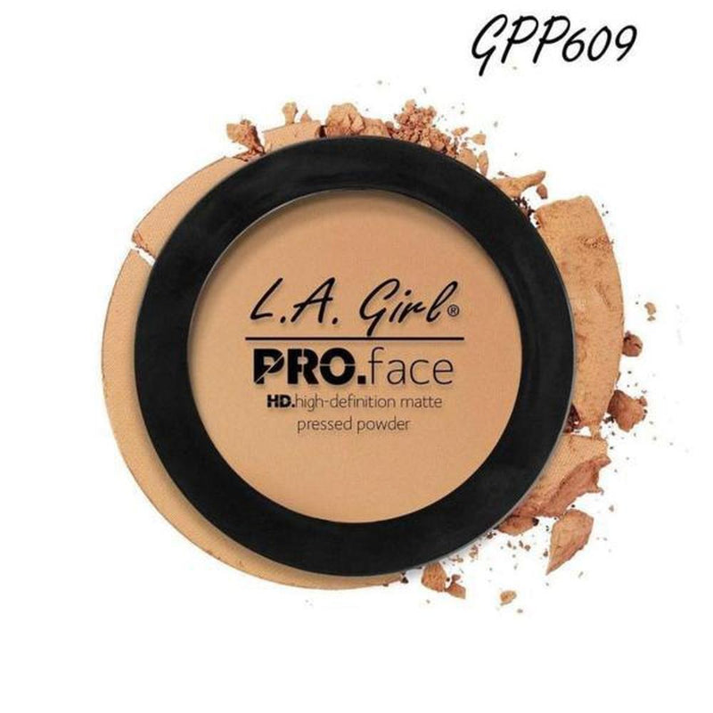 L. A. Girl Pro Face Matte Pressed Powder - GPP609 Medium Beige-L. A. Girl-FACE-Pressed Powder-NZOutlet