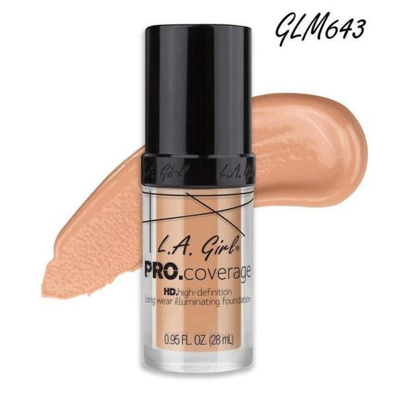 L. A. Girl Pro Coverage Illuminating Foundation - GLM643 Porcelain-L. A. Girl-FACE-Foundation-NZOutlet