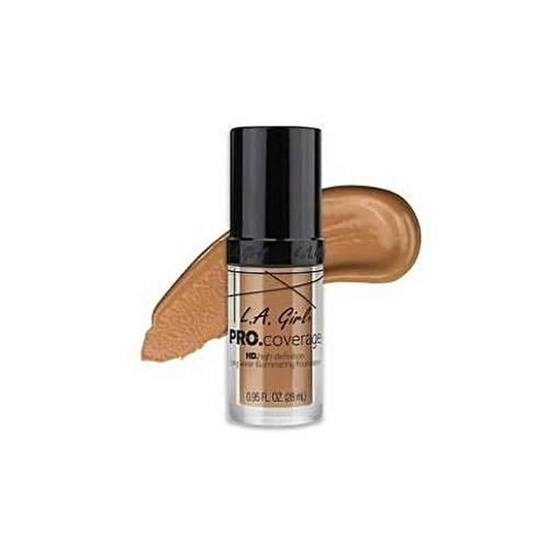 L. A. Girl Pro Coverage Illuminating Foundation - GLM646 Beige-L. A. Girl-FACE-Foundation-NZOutlet