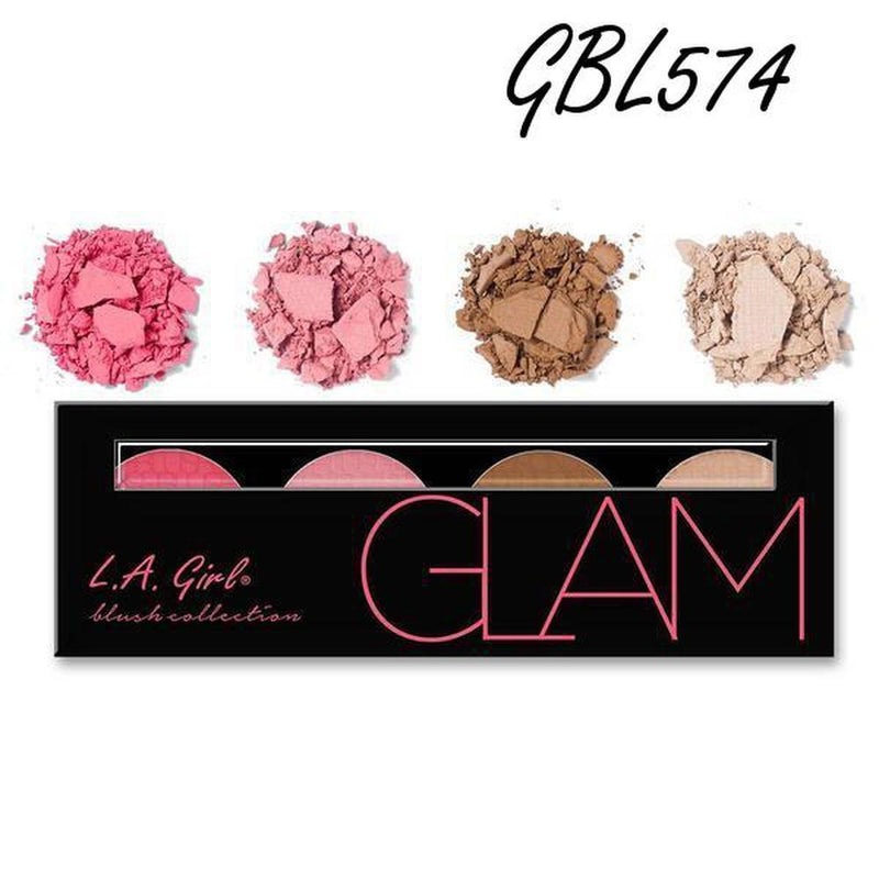 L. A. Girl Beauty Brick Blush Palette - GBL574 Glam-L. A. Girl-FACE-Blusher-NZOutlet