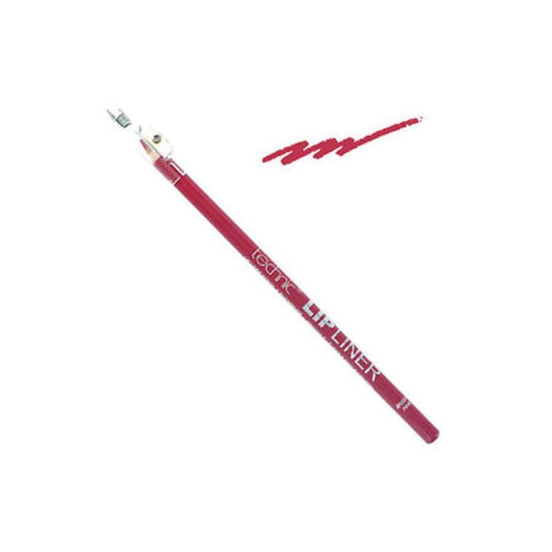 Lip Liner Pencil & Sharpener By Technic - Bright Pink-Technic-LIPS-Lip Liner-NZOutlet
