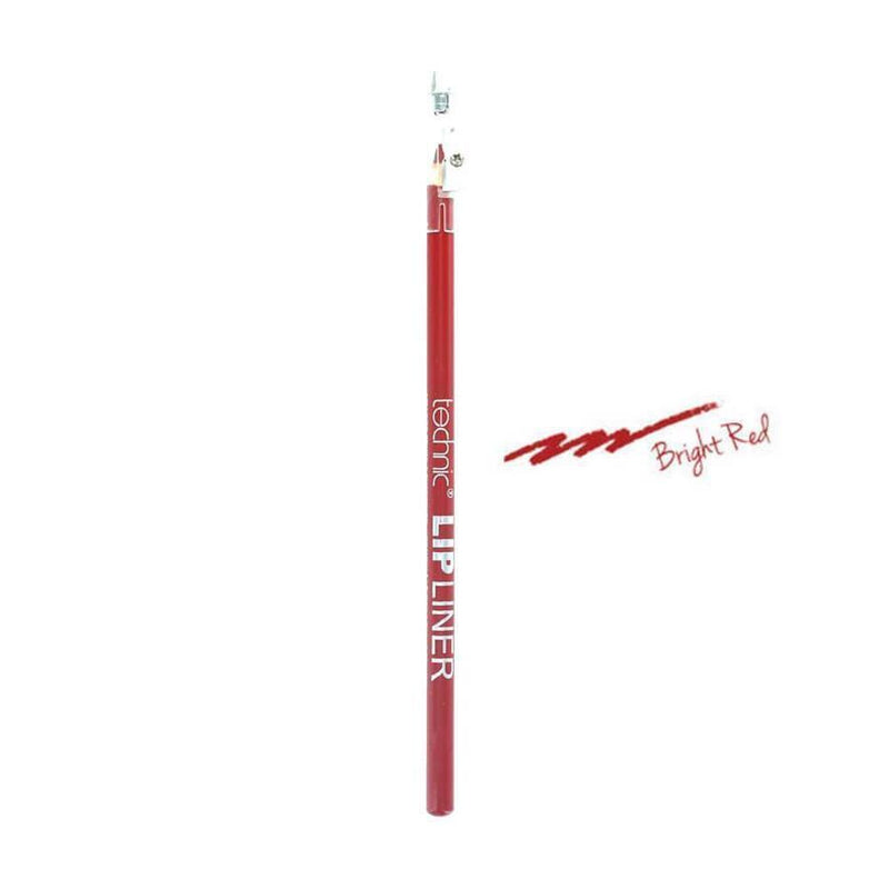 Lip Liner Pencil & Sharpener By Technic - Bright Red-Technic-LIPS-Lip Liner-NZOutlet