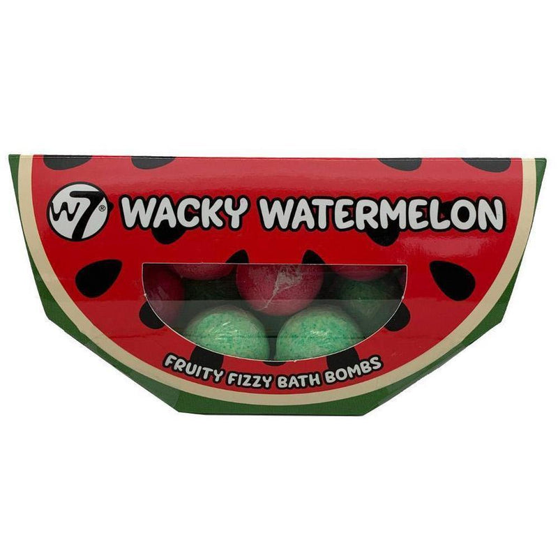 W7 Wacky Watermelon Fruity Fizzy Bath Bombs - Wacky Watermelon-W7-BODY-Bath Bomb-NZOutlet